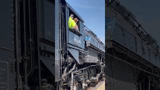 Largest Steam Locomotive’s Whistle #bigboy #steamlocomotive #train  #historical #4014 #steamtrain