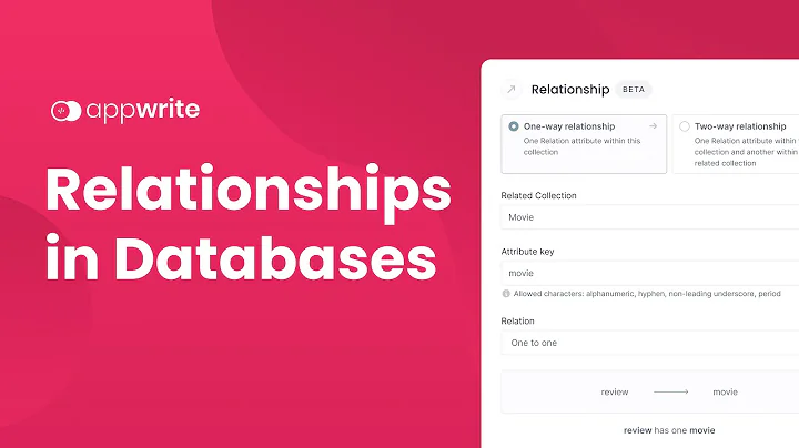 Introducing Relationships in Databases