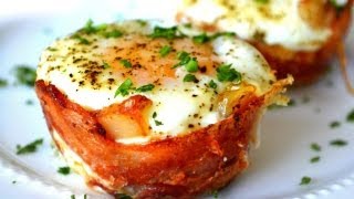 Mini Bacon Egg Toast Breakfast Cups: Mothers Day Brunch