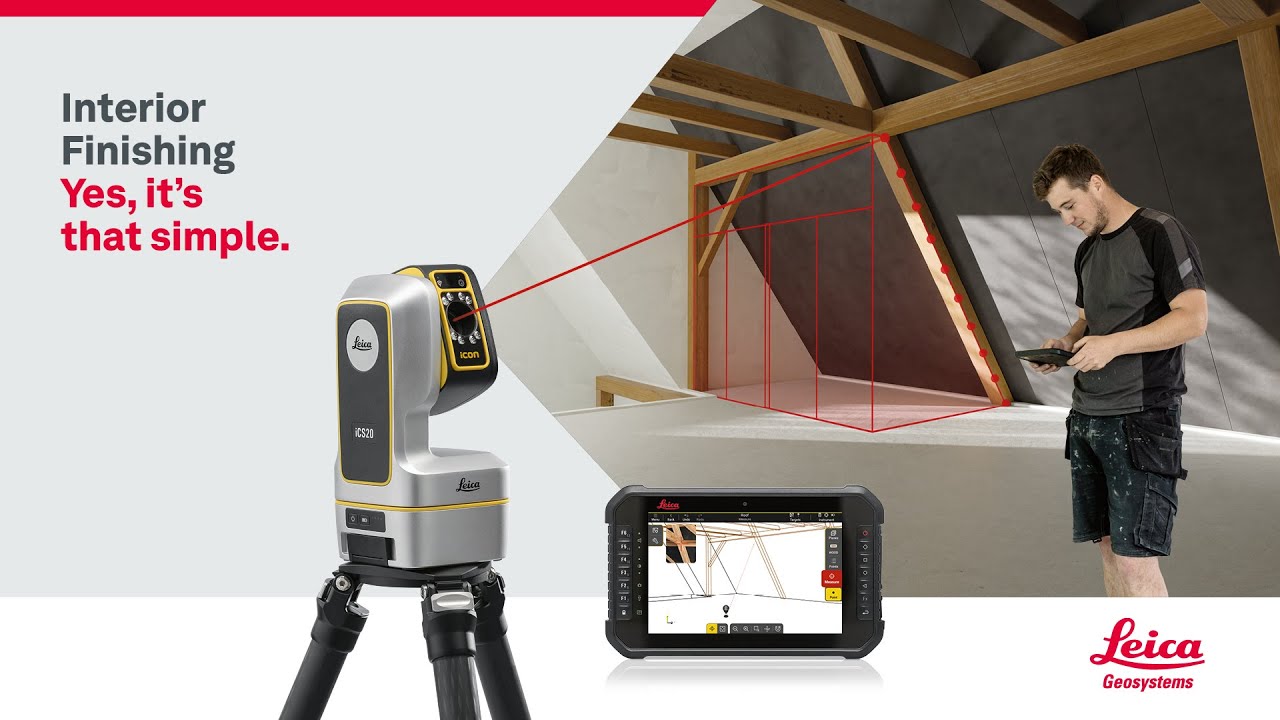 Leica iCON trades - The 3D Measurement Solution for Interior Finishing