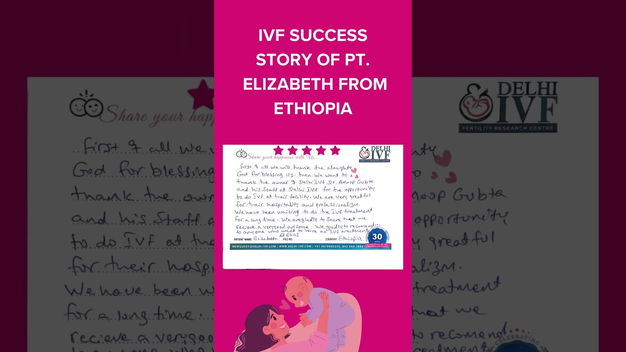 Elizabeth from Ethiopia Shares Her Inspiring IVF Journey at Delhi IVF Centre