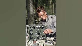 Kenttäradio - SA-kuva # 156707, colorized, cropped and animated #colorized #history #ww2 #sakuva