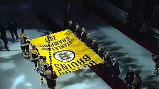 NHL Face-Off: Boston Bruins raise 2011 Stanley Cup Champion Banner - Versus