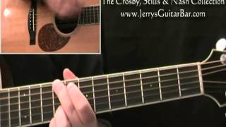 how to play crosby, stills and nash love the one you're with guitar lesson