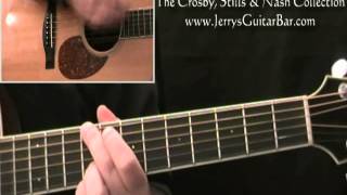 Video thumbnail of "How to Play Crosby, Stills and Nash Love The One You're With Guitar Lesson"