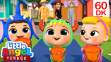 Şeker Mi Şaka Mı? 🎃 Cadılar Bayramı Özel 🎃 | Little Angel | Çocuk Çizgi Filmleri | Moonbug Kids