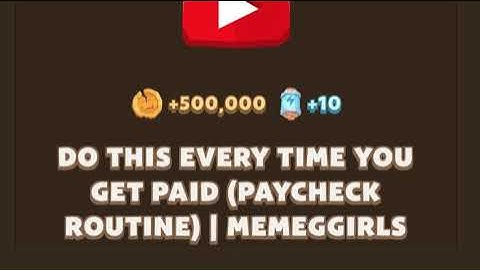 Do this every time you get paid Paycheck routine  Memefi Code  Youtube Video Code Memefi Code 1 Sept