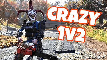 CRAZY 1v2 battle on low level Troll character (Fallout 76 PVP)