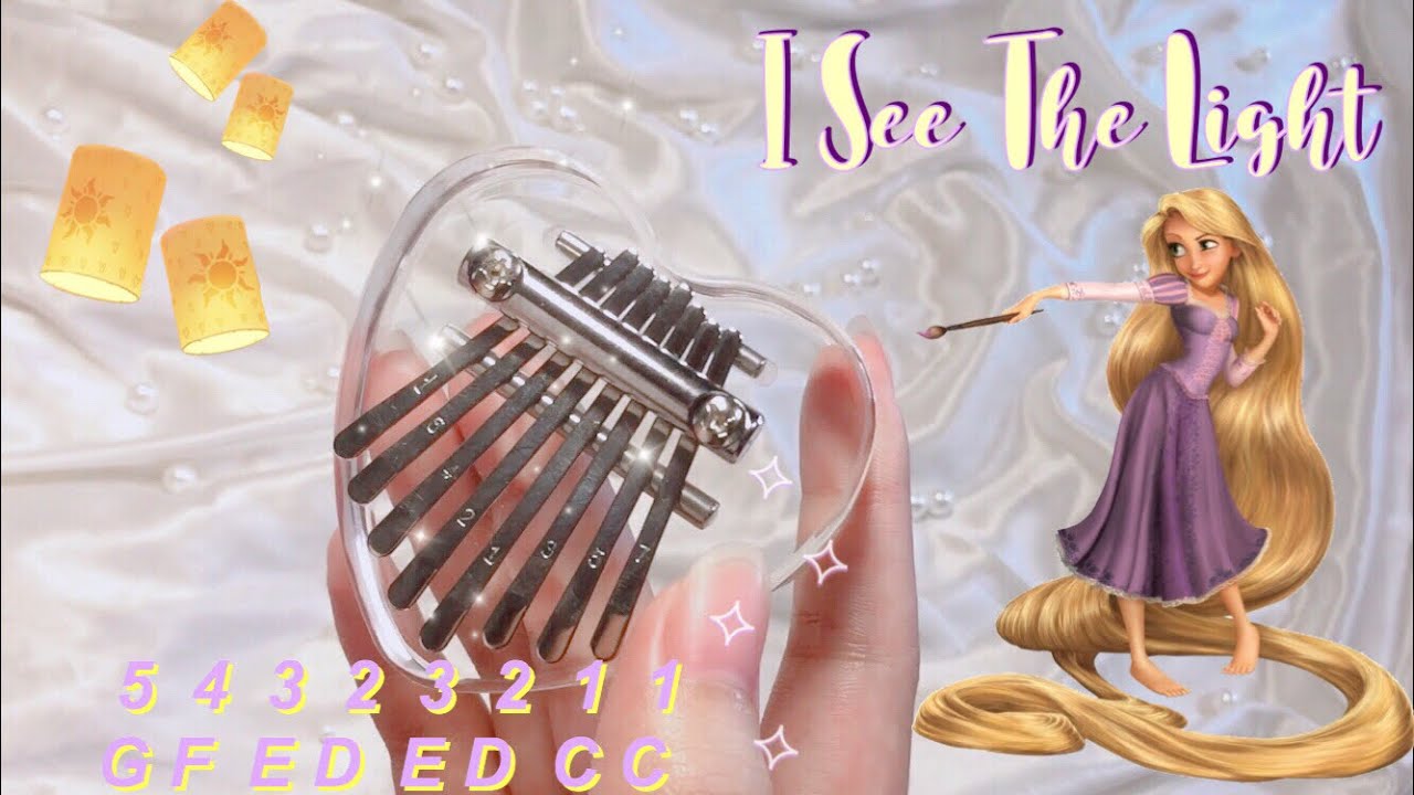 Mandy Moore I See The Light 8 Key Kalimba Cover W Easy Tabs Tangled Pai C Youtube