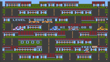 Taxicab Hill for the Atari 8-bit family