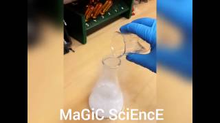 Frozen Ethanol By Liquid Nitrogen Frozen Ethanol By Liquid Nitrogen