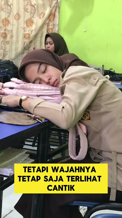 ketika wanita cantik ketiduran di kelas bikin gemes ‼️‼️ #wanitacantik #tidur #cantik #obatirinduku