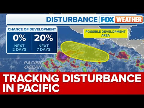 Tropical Disturbance Brewing In Eastern Pacific, May Gradually Develop This Week