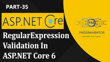 35 | Regular Expression Validation In ASP.NET Core 6 | Data Annotations ASP.NET Core 6 (Hindi/Urdu)