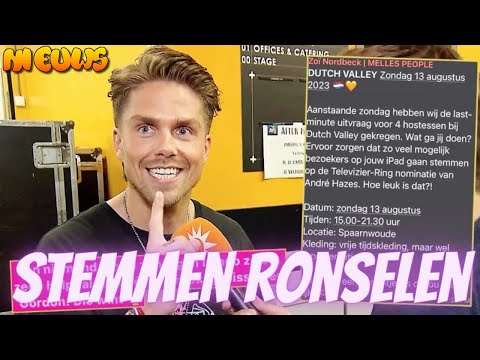 Andr Hazes jr. huurt dames in om Televizier-stemmen te ronselen