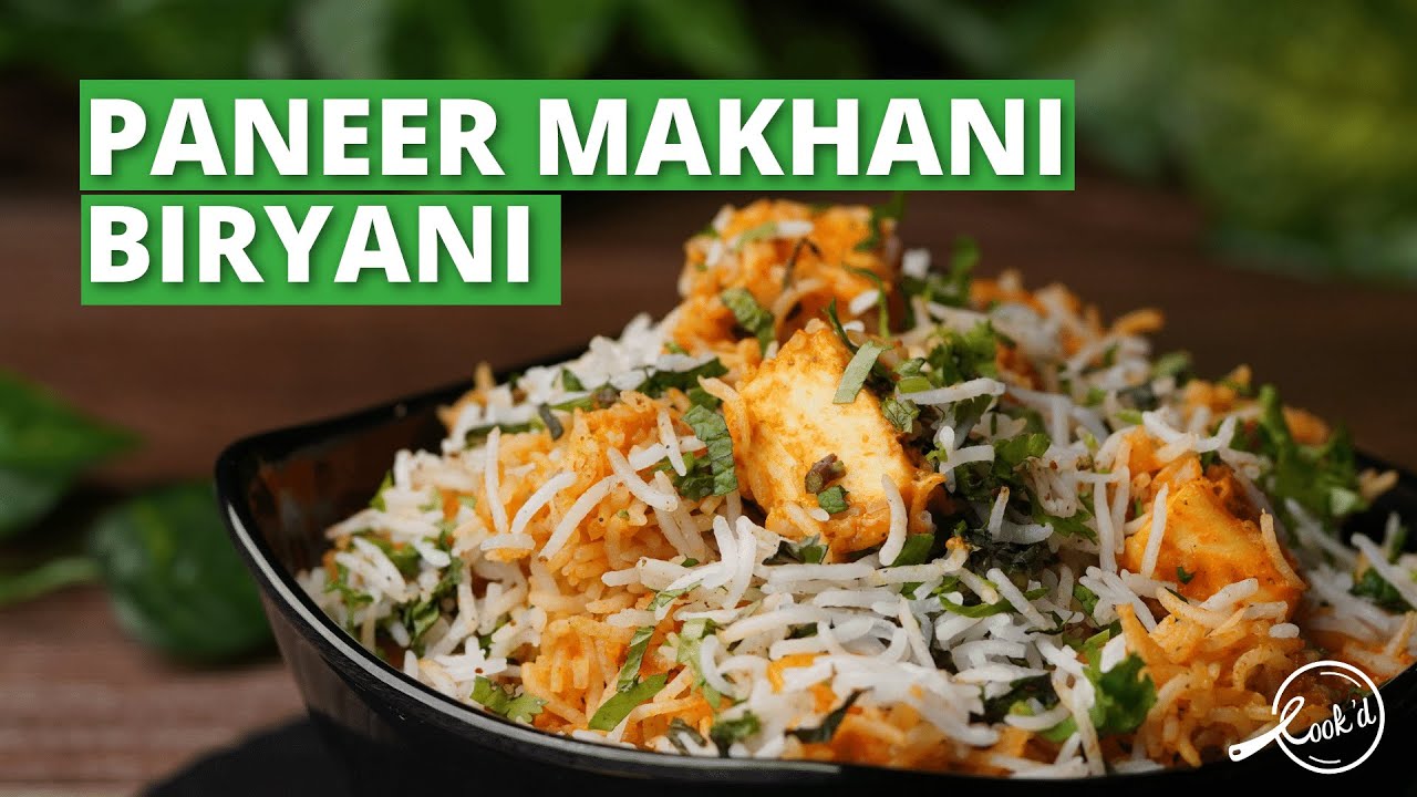 Paneer butter masala biryani