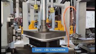 How to make square tray Automatic cutting and beading machine