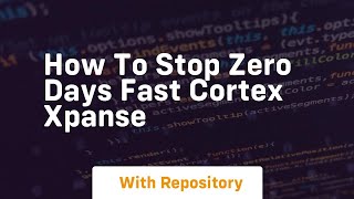 How to stop zero days fast cortex xpanse
