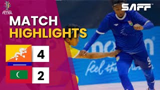 Maldives vs Bhutan Futsal Highlights | Bhutan Win 4–2 | SAFF Futsal Championship