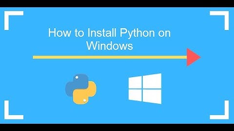 How to download and install Python 3.8.5 on Windows 10