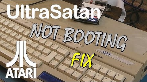Atari ST UltraSatan Not Booting - Painful Fix (Atari ST Hard Drive Emulator)