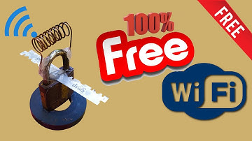 How to make 100% working (free Wi-Fi) with razor blades at home /// Inventor24