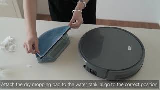 How to clean-up the water tank for your Tesvor robot vacuum?