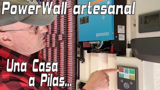 PowerWall terminado - Bateria DIY - Litio Casero 18650 - Una casa a pilas !!!!  Victron&amp;Fronius