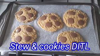 Chicken Stew & Chocolate Cookies. DITL