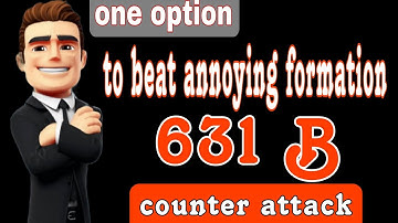 OSM TACTIC 2023 : "ONE OPTION" to Beat Annoying Formation OSM 631 COUNTER ATTACK
