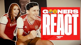 Arsenal fans react to defeating the champions | Arsenal 2-1 Liverpool