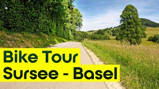 Bike Tour in Switzerland 🇨🇭: Sursee - Aaarau - Basel | Timewarp | 108km | 1,069m | GPX Download
