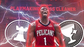 UNSTOPPABLE  PLAYMAKING GLASS CLEANER BUILD! BEST CENTER BUILD IN NBA 2K20 THE ZION WILLIAMSON BUILD