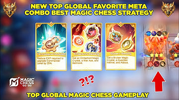 NEW TOP GLOBAL FAVORITE META COMBO BEST MAGIC CHESS STRATEGY - MAGIC CHESS GO GO