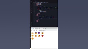 Emojis in HTML 🧑‍💻 #shorts #short
