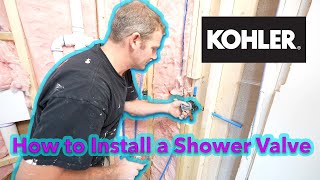 Kohler Shower Valve Installation Tips #shower #plumbing #diy