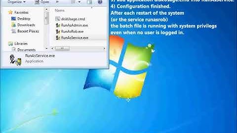 Run application as service after the system boot but before a user is logged in