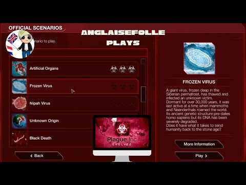 FROZEN VIRUS SCENARIO in Plague Inc - YouTube