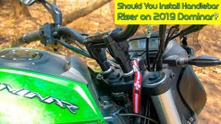 Dominar 2019 with and without Handlebar Riser | Which one is good? | #GyaniGuruvar