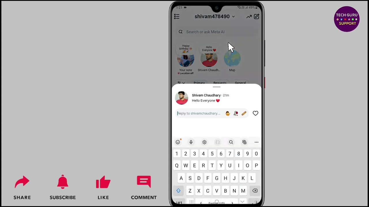 How To Like and Comment On Someone's Instagram Notes 