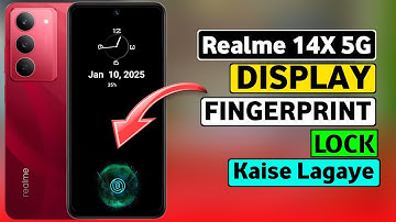 Realme 14X 5G Mein In Display Fingerprint Lock Kaise Lagaen | HM Technical