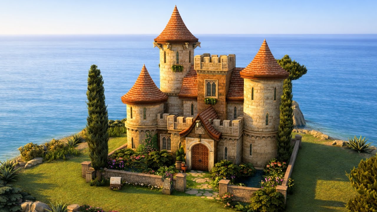 Tiny Tartosa Castle 🏰 The Sims 4 Speed Build | No CC