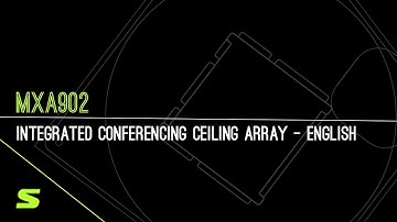 New Launch - Shure Microflex Advance MXA902 Integrated Conferencing Ceiling Array