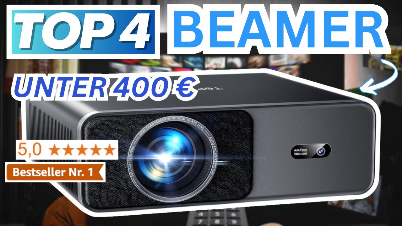 Beste BEAMER UNTER 400 EURO (Testsieger 2026) | Top 4 Beamer unter 400 Euro Vergleich