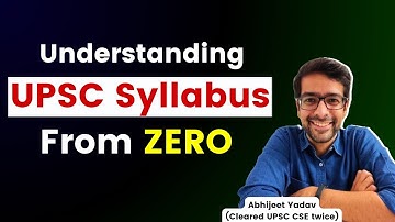 UPSC CSE syllabus | understanding the exam pattern | UPSC CSE 2026
