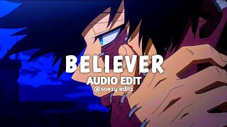 believer - imagine dragons (slowed) [edit audio] Resimi