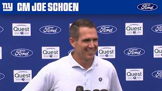 Joe Schoen Previews 2026 Training Camp | New York Giants