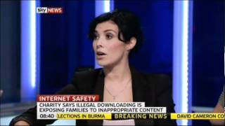 Kym Marsh on Sunrise on Sky News (2010)