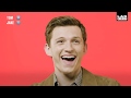 tom holland but it's just him laughing