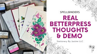 My Thoughts & Opinions on The BetterPress by Spellbinders - With DEMO